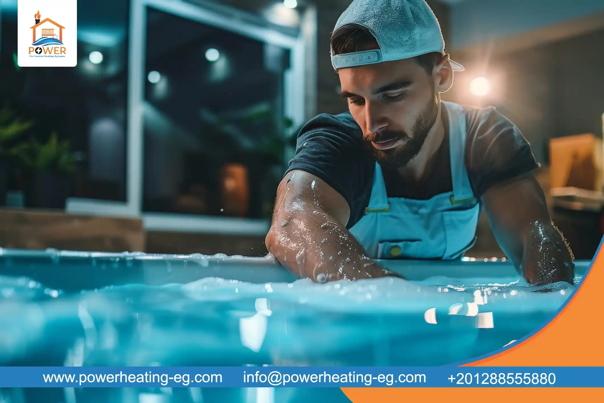 توريد وتركيب تدفئة حمامات السباحة بالكهرباء