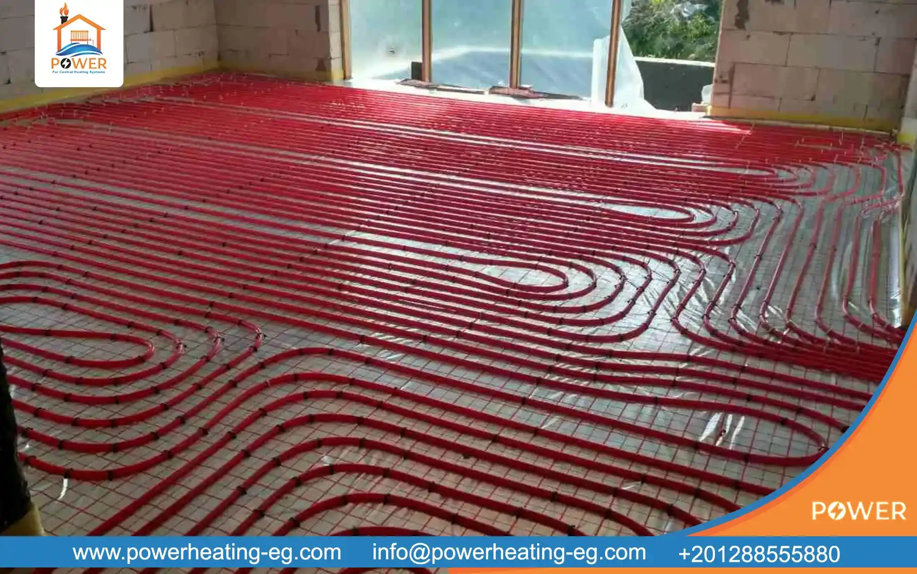 تدفئة مركزية بالماء الساخن