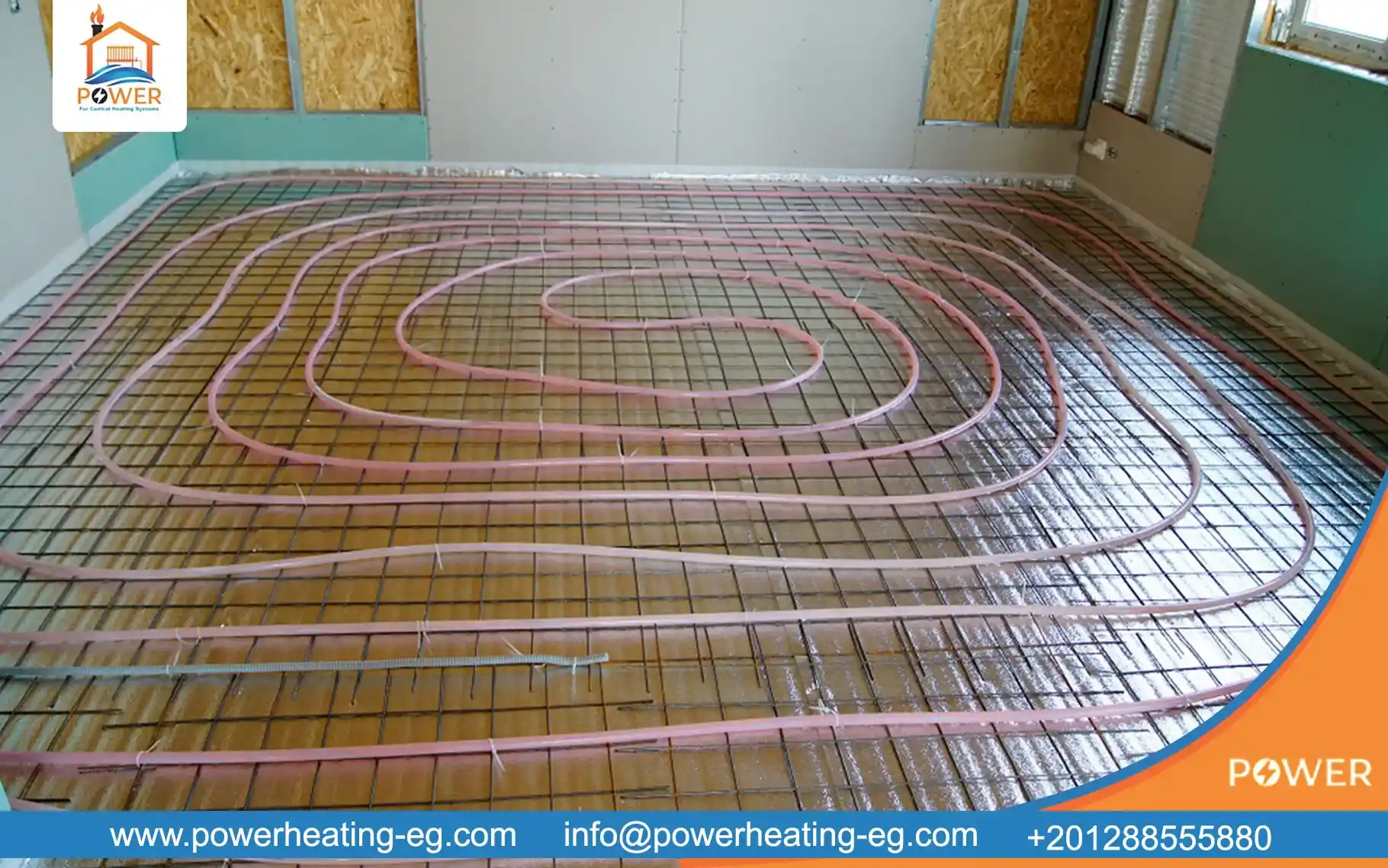 مواسير التدفئة الارضية