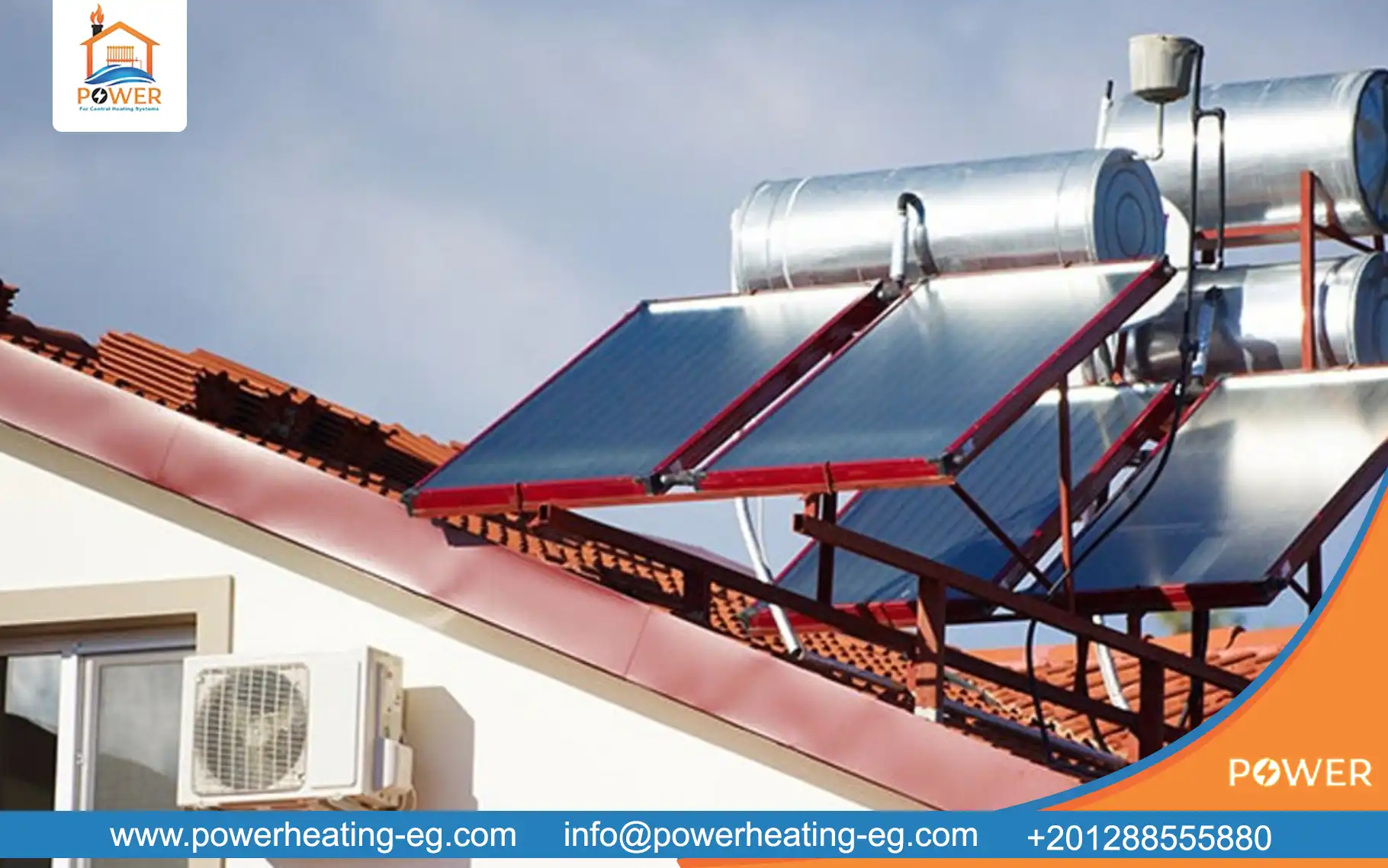 تركيب سخان شمسي