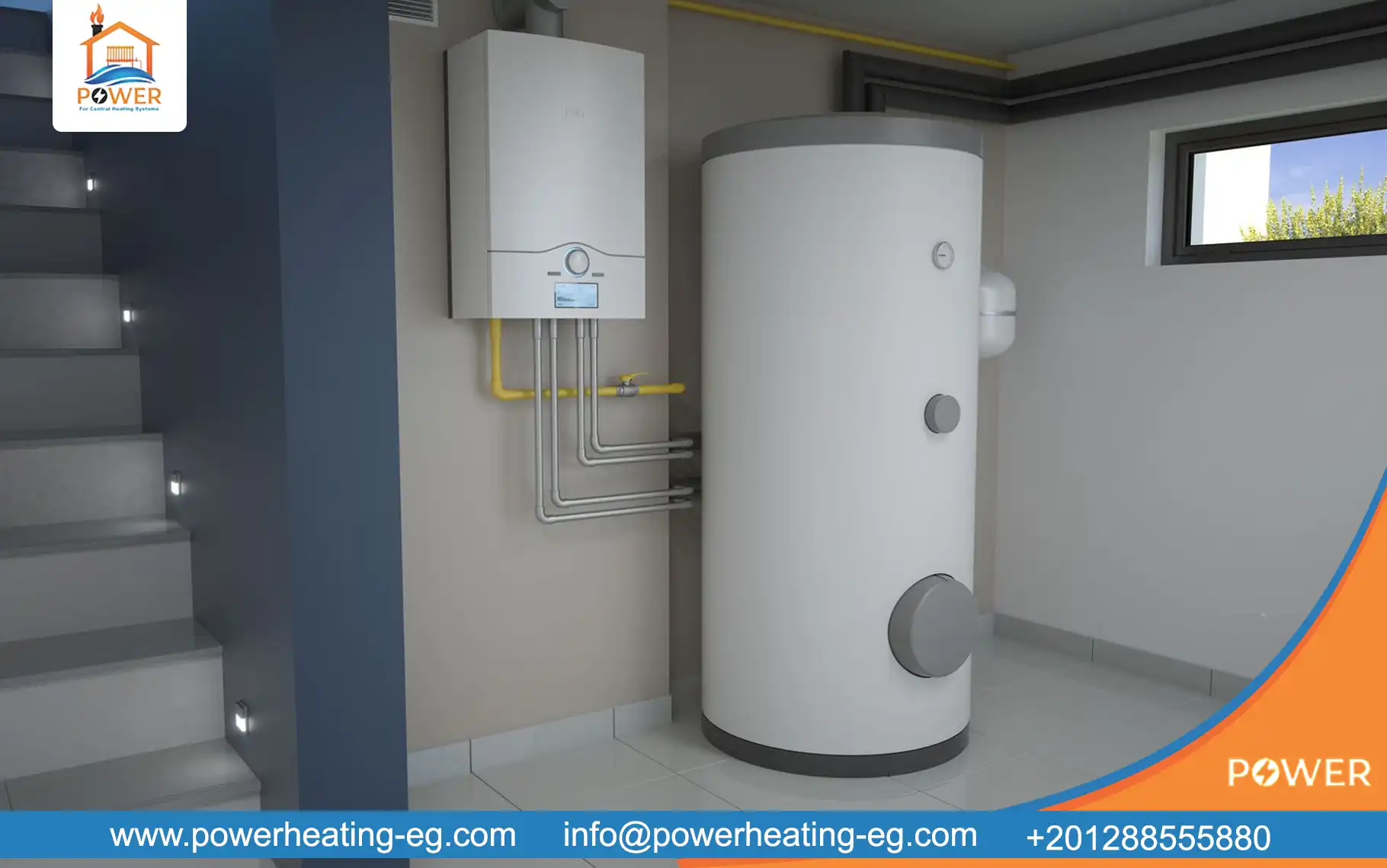 التدفئة المركزية بالماء الساخن فى مصر