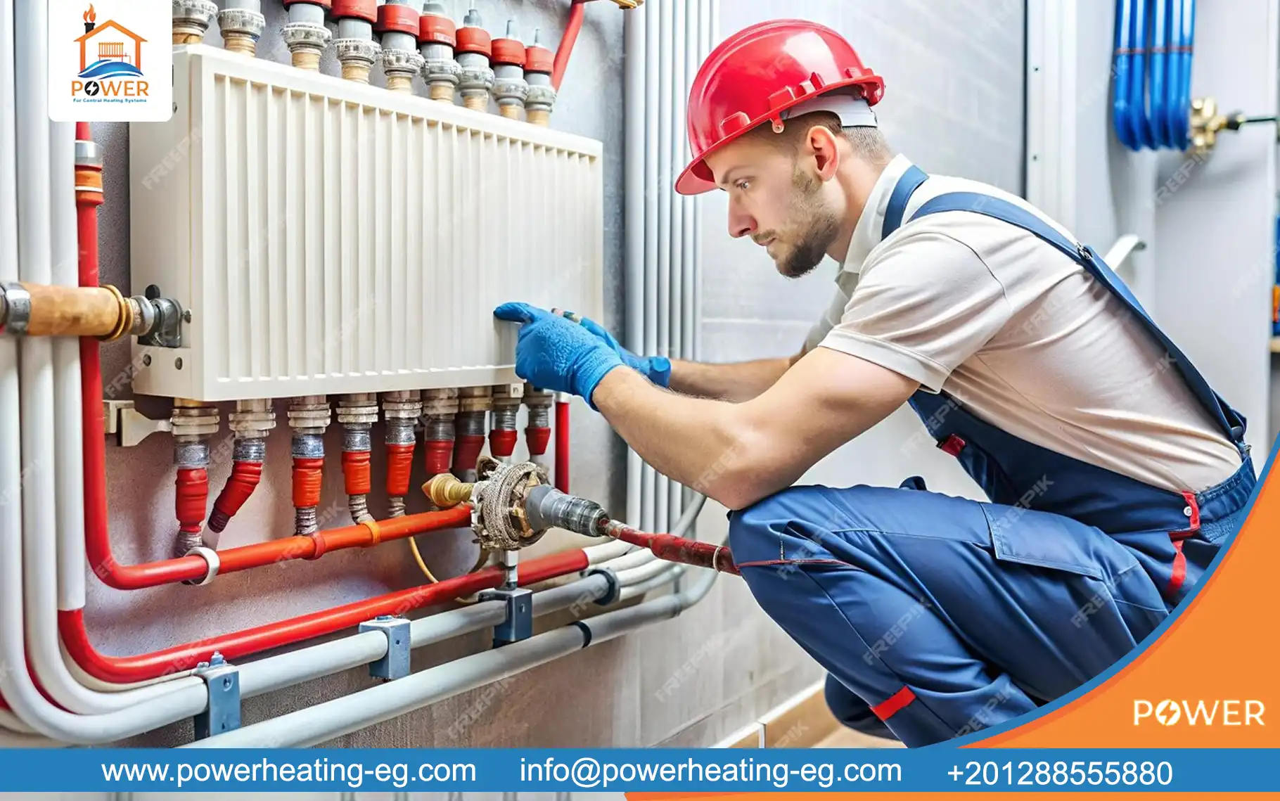 تصليح أعطال التدفئة المركزية